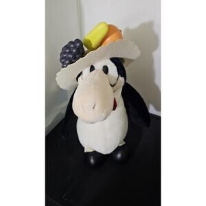 1987 Opus Goes to Rio Plush – Dakin – With Fruit Hat & Original